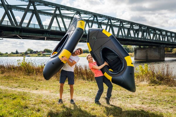Mit Packraft &amp; Wanderrucksack ans Meer - Packraft-Tour: 140 km von der Elbe zur Ostsee | nortik Stories