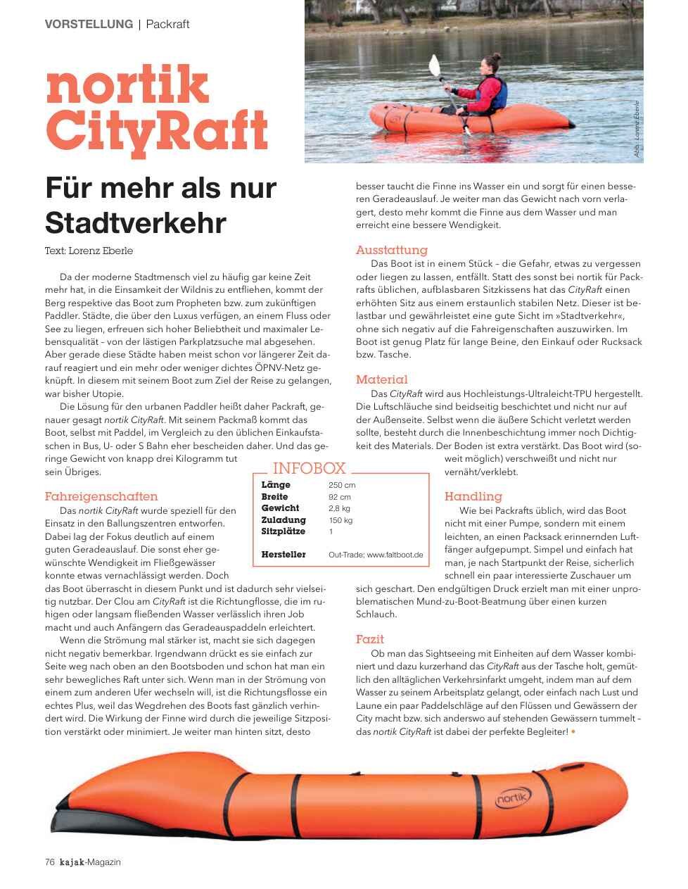 nortik CityRaft Vorstellung | Kajak Magazin