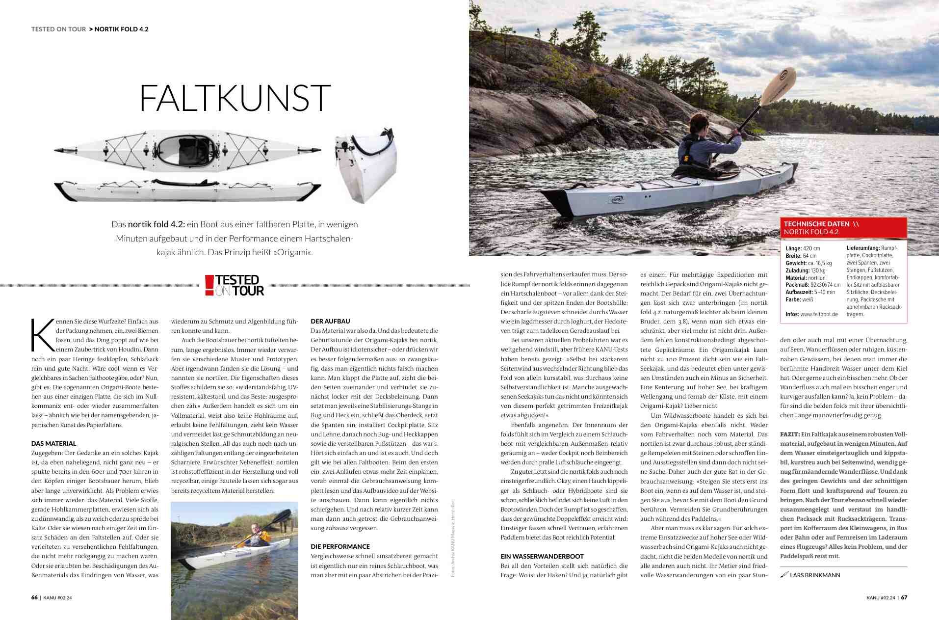 nortik fold 4.2 im Test | KANU Magazin