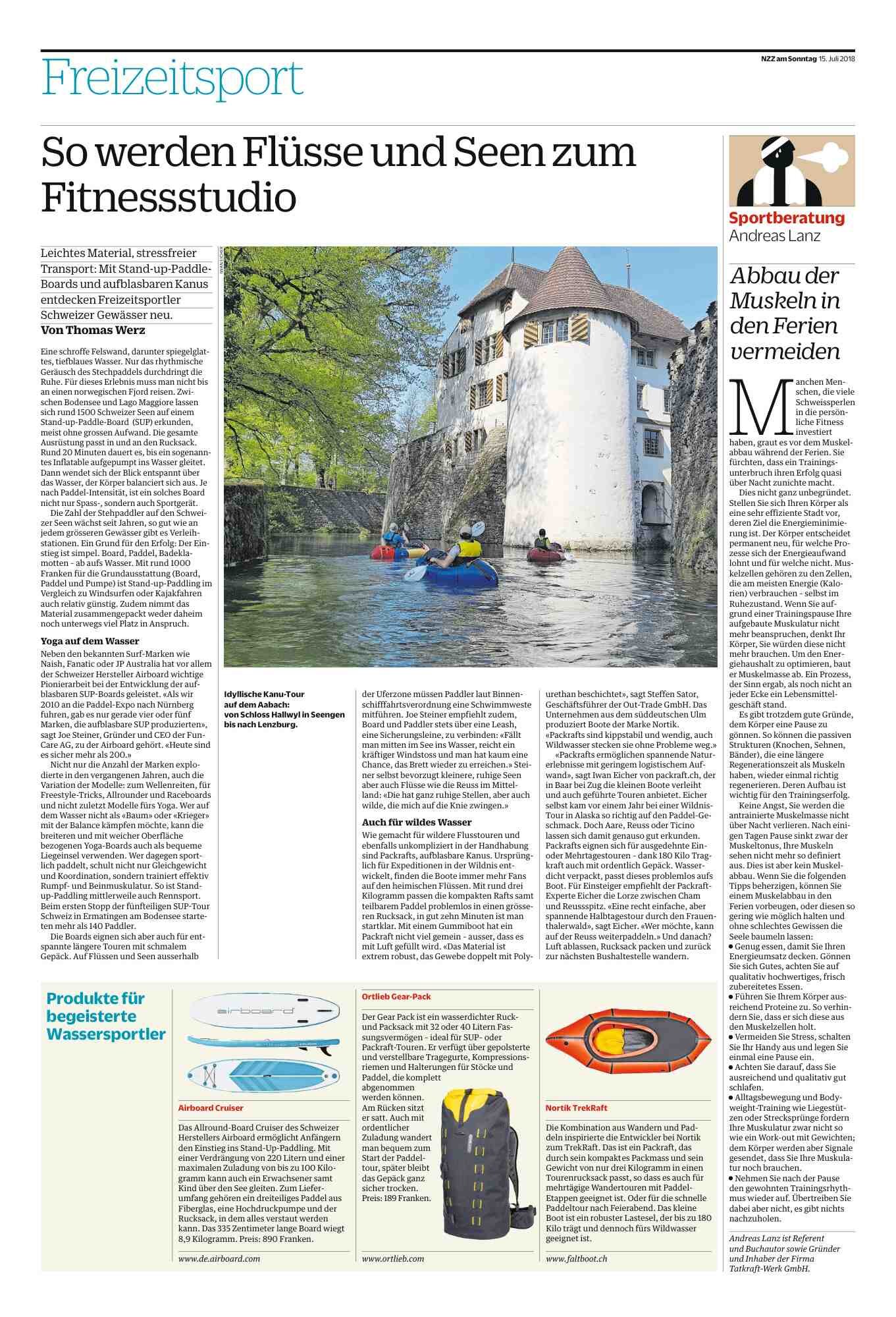 nortik PackRafts Vorstellung | NZZ