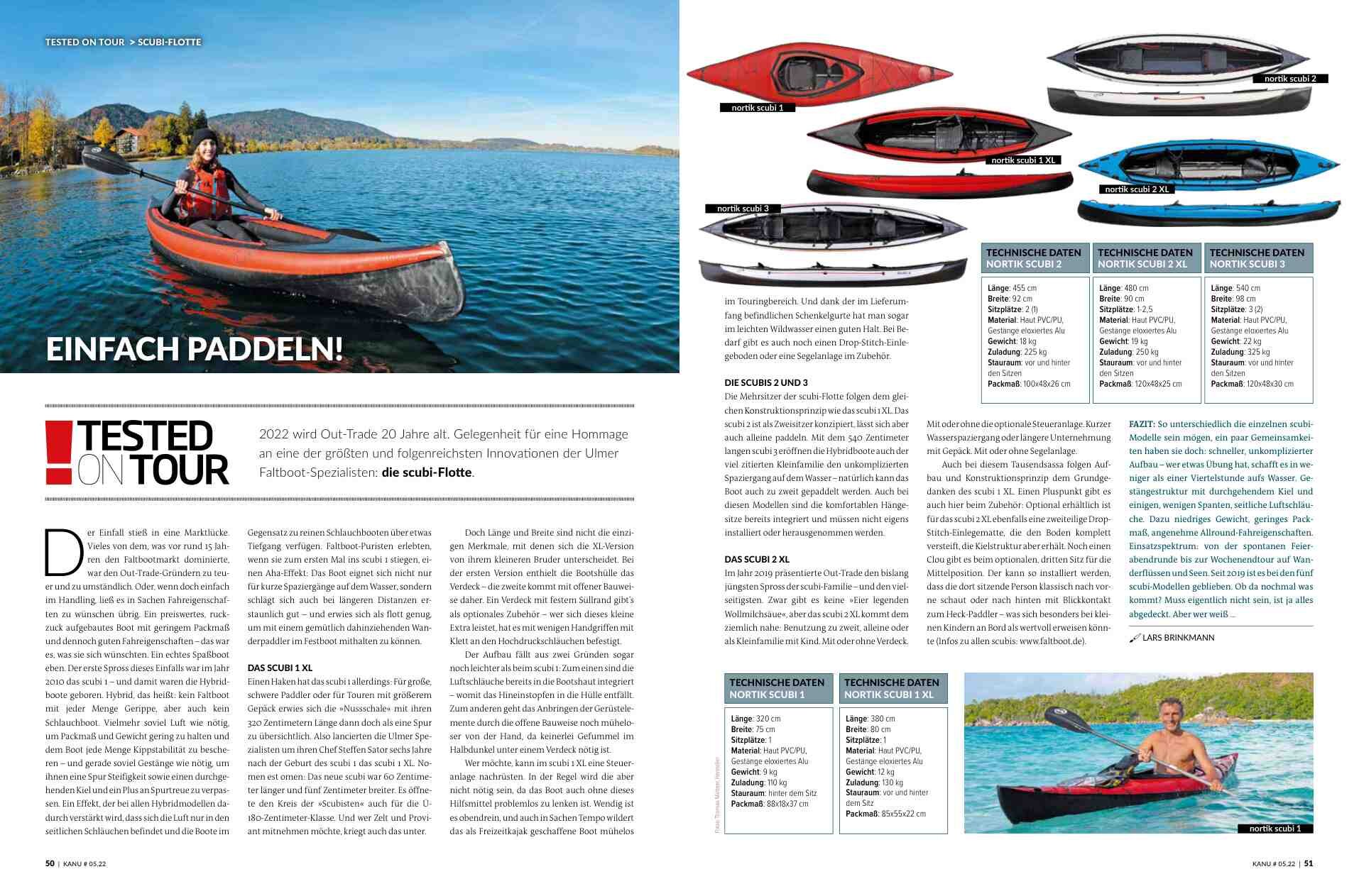 nortik scubi Flotte im Test | KANU Magazin