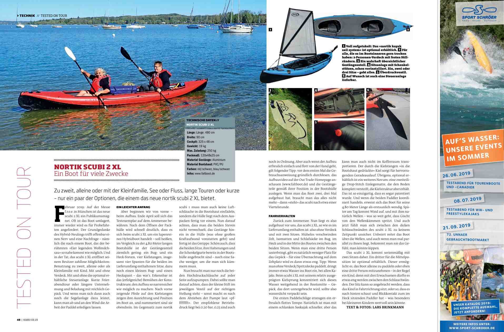 nortik scubi 2 XL im Test | KANU Magazin