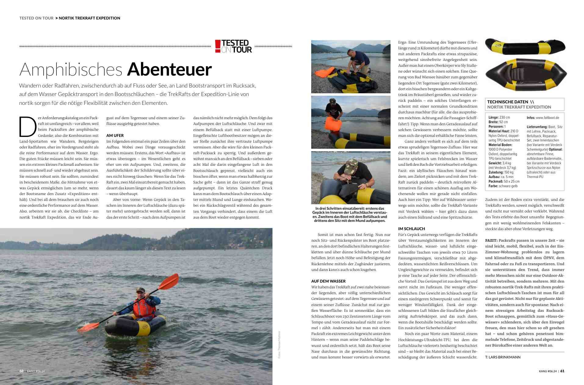 nortik TrekRaft Expedition ohne Verdeck im Test | KANU Magazin