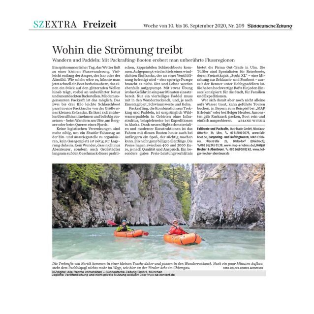 nortik TrekRaft  im Test | Süddeutsche Zeitung