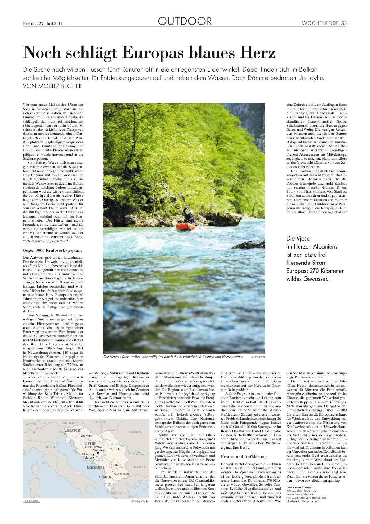 Balkan-Fluss-Retter Tom: Unterwegs im Trekraft | NZZ
