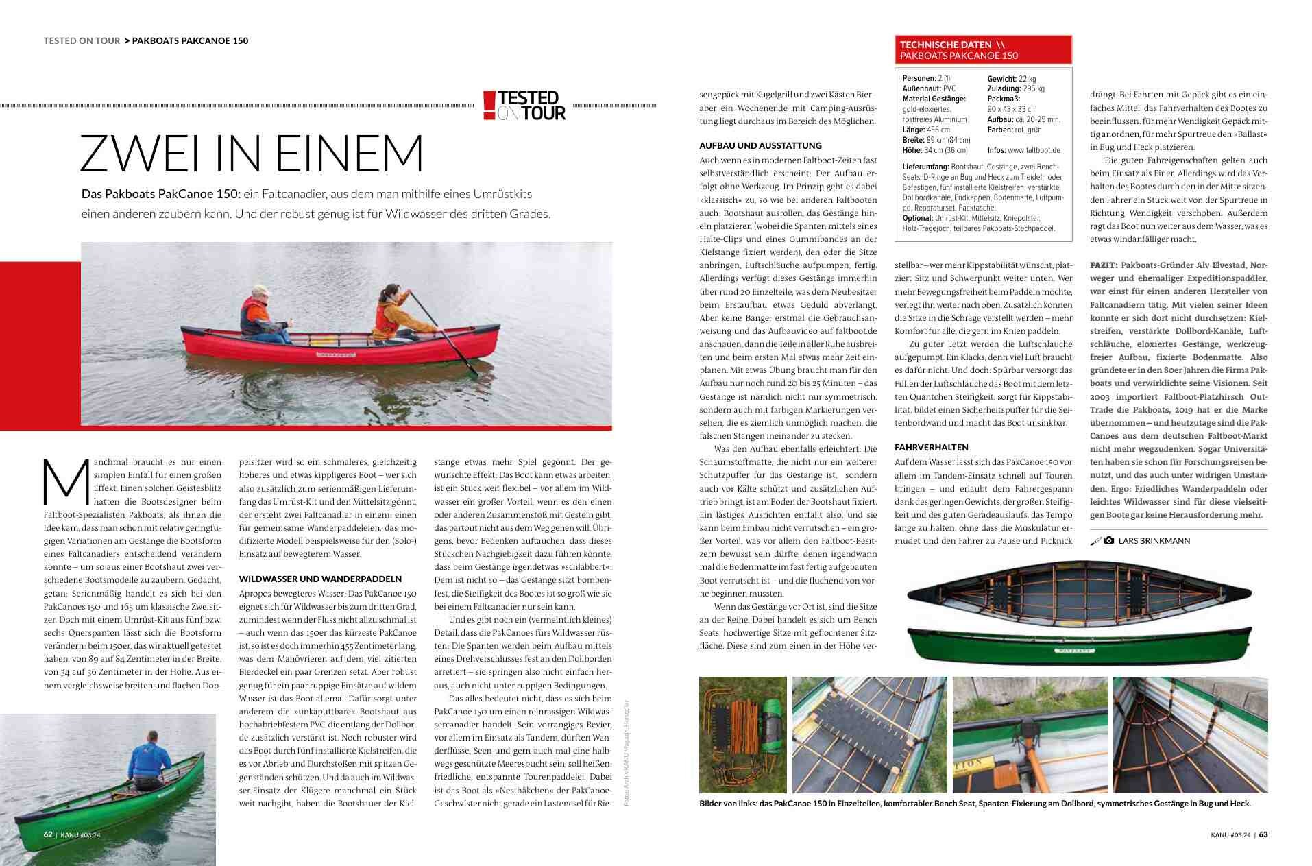 Pakboats Pakcanoe 150 im Test | KANU Magazin