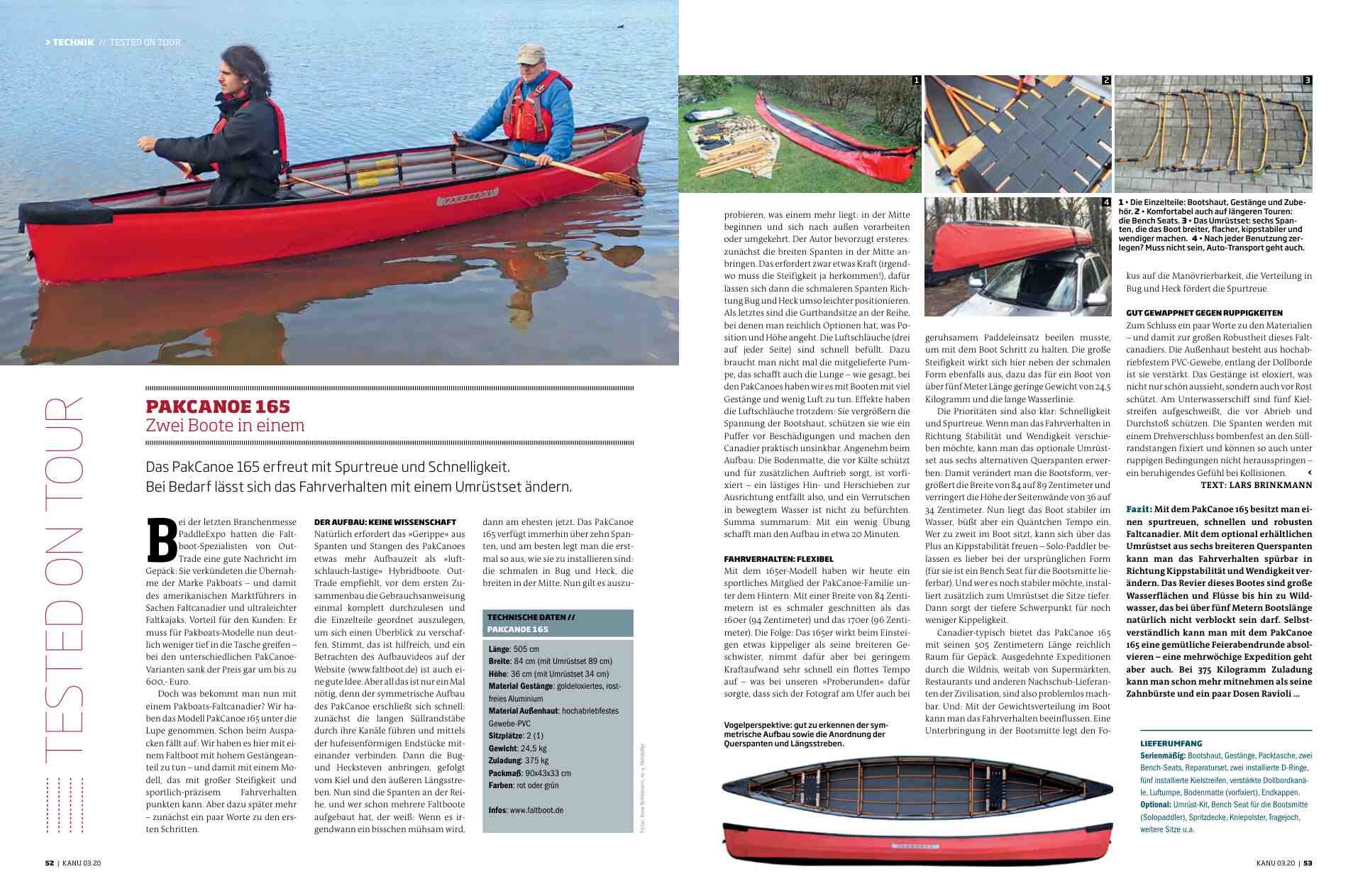 Pakboats Pakcanoe 165 im Test | KANU Magazin