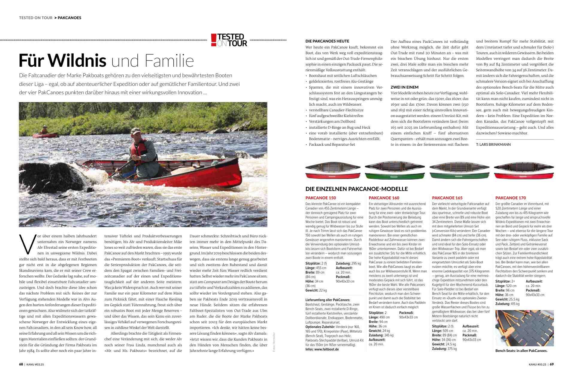 Pakboats Pakcanoes im Test | KANU Magazin