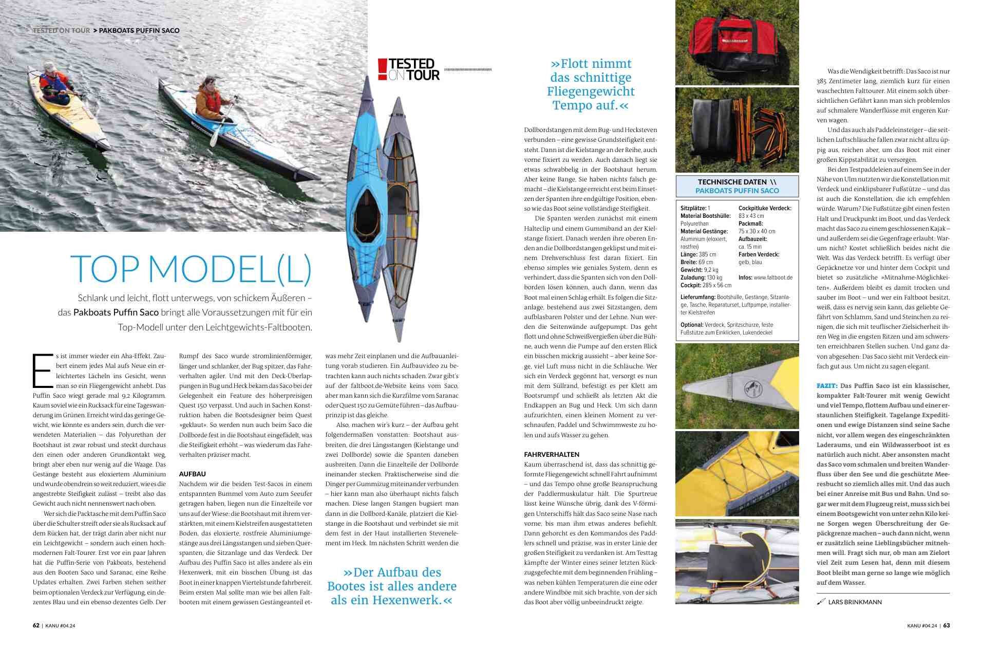 Pakboats Puffin Saco im Test | KANU Magazin