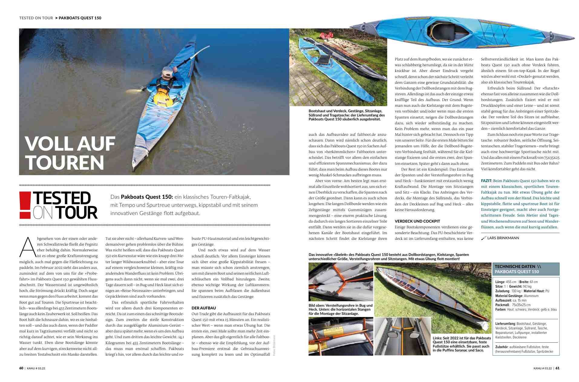 Pakboats Quest 150 im Test | KANU Magazin