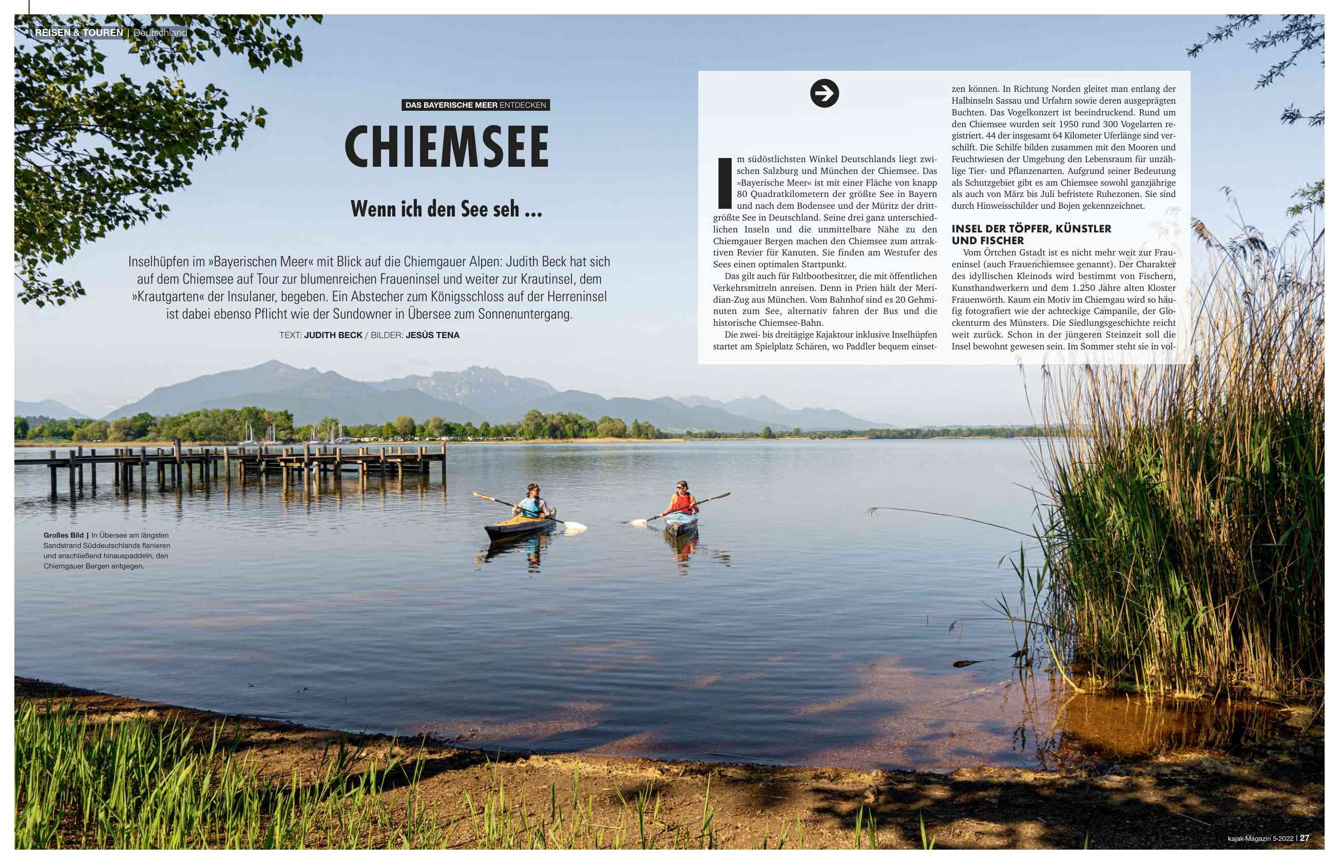 Chiemsee-Inselhüpfen: Unterwegs im Pakboats Quest | Kajak Magazin