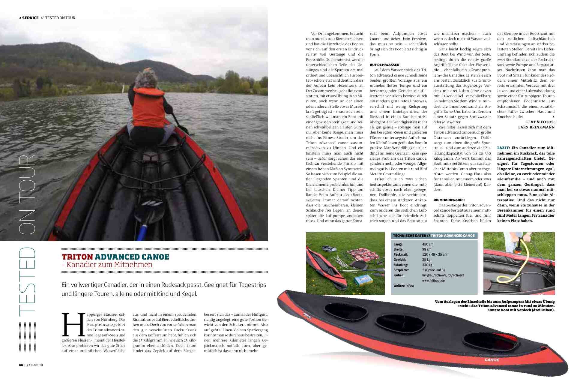 Triton advanced Canoe im Test | KANU Magazin