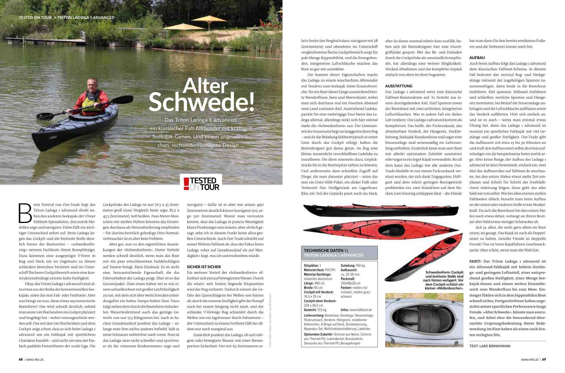 Ladoga 1 advanced im Test | KANU Magazin