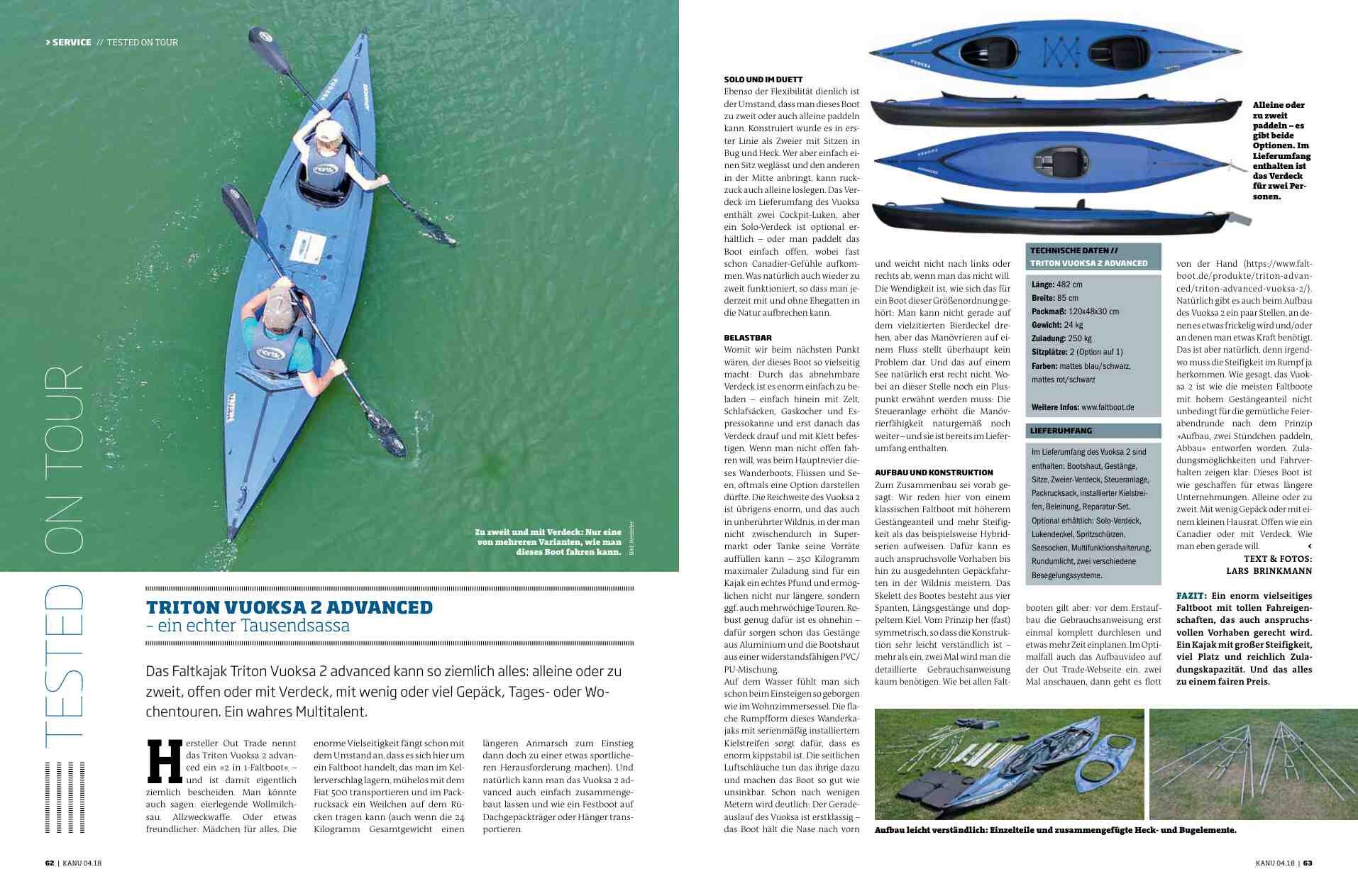 Vuoksa 2 advanced im Test | KANU Magazin