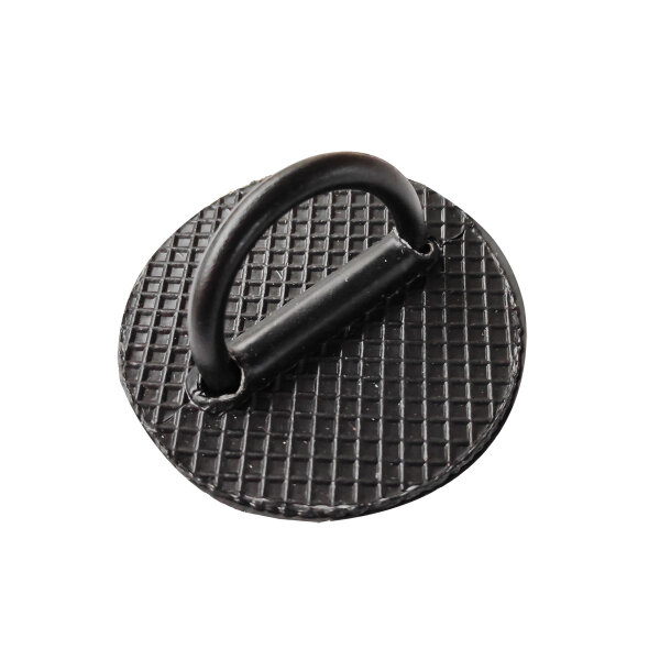 nortik - D-Ring Kunststoff klein mit rundem Patch