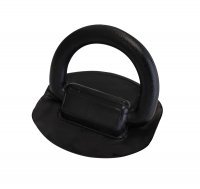 nortik - D-Ring Kunststoff dick mit Patch (schwarz)