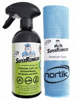 nortik - Bundle: SuperReiniger mit Premium-Tuch