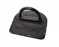 Triton adv. - D-Ring Kunststoff klein auf Patch (schwarz)