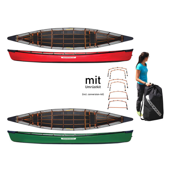 PakCanoe 165 (inkl. Conversion-Kit: AKTUELL VERGRIFFEN, WIRD ANFANG 2027 NACHGELIEFERT)